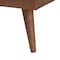 Baxton Studio Melora Mid-Century Modern Walnut Brown Finished Wood and Rattan Full Size 3-Piece Bedroom Set 241-9800-9801-11298-ZORO - alternate 3